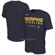 Maglia Manica Corta Memphis Grizzlies 2023 NBA Playoffs Mantra Blu