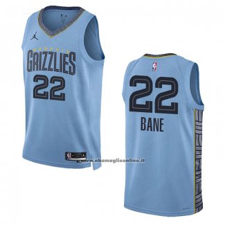 Maglia Memphis Grizzlies Desmond Bane #22 Statement 2022-23 Blu