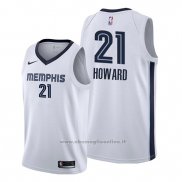 Maglia Memphis Grizzlies Dwight Howard NO 21 Association Bianco