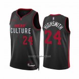 Maglia Miami Heat Haywood Highsmith #24 Citta 2023-24 Nero