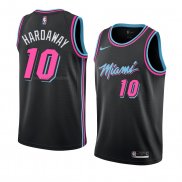 Maglia Miami Heat Tim Hardaway NO 10 Citta 2018-19 Nero