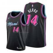 Maglia Miami Heat Tyler Herro NO 14 Citta 2018-19 Nero