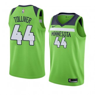 Maglia Minnesota Timberwolves Anthony Tolliver NO 44 Statement 2017-18 Verde