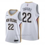 Maglia New Orleans Pelicans Derrick Favors NO 22 Association Bianco