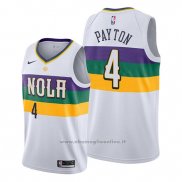 Maglia New Orleans Pelicans Elfrid Payton NO 4 Citta Edition Bianco