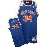 Maglia New York Knicks Charles Oakley NO 34 Throwback Blu