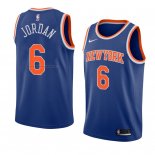 Maglia New York Knicks Deandre Jordan NO 6 Icon 2018 Blu