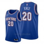 Maglia New York Knicks Kevin Knox NO 20 Statement Blu