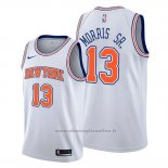 Maglia New York Knicks Marcus Morris Sr. NO 13 Statement Bianco