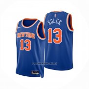 Maglia New York Knicks Tyler Kolek No 13 Icon 2025-26 Blu