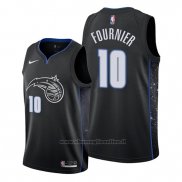 Maglia Orlando Magic Evan Fournier NO 10 Citta Edition Nero