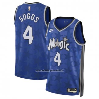 Maglia Orlando Magic Jalen Suggs #4 Classic 2023-24 Blu