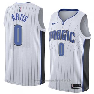 Maglia Orlando Magic Jamel Artis NO 0 Association 2018 Bianco