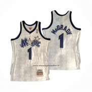 Maglia Orlando Magic Tracy McGrady #1 Mitchell & Ness 2000-01 Bianco