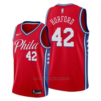 Maglia Philadelphia 76ers Al Horford NO 42 Statement Edition Rosso