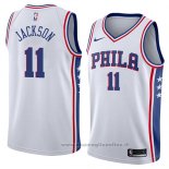 Maglia Philadelphia 76ers Demetrius Jackson NO 11 Association 2018 Bianco