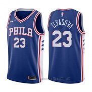 Maglia Philadelphia 76ers Ersan Ilyasova NO 23 Icon 2017-18 Blu