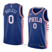 Maglia Philadelphia 76ers Jerryd Bayless NO 0 Icon 2018 Blu
