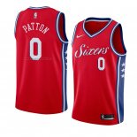 Maglia Philadelphia 76ers Justin Patton NO 0 Statement 2018 Rosso