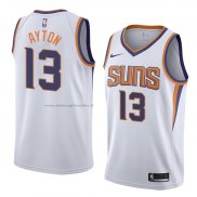 Maglia Phoenix Suns Deandre Ayton NO 13 Association 2018 Bianco2