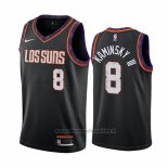 Maglia Phoenix Suns Frank Kaminsky Iii NO 8 Citta Nero