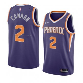 Maglia Phoenix Suns Isaiah Canaan NO 2 Icon 2018 Viola3