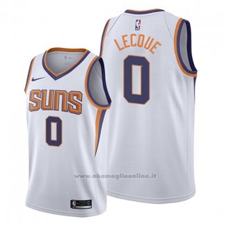 Maglia Phoenix Suns Jalen Lecque NO 0 Association 2019-20 Bianco