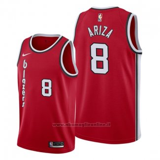 Maglia Portland Trail Blazers Trevor Ariza NO 8 Classic 2020 Rosso