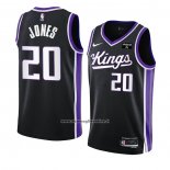 Maglia Sacramento Kings Colby Jones #20 Icon 2023-24 Nero