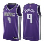 Maglia Sacramento Kings Iman Shumpert NO 9 Icon 2017-18 Viola