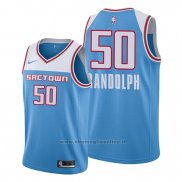 Maglia Sacramento Kings Zach Randolph NO 50 Citta Edition Blu