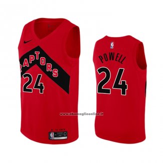 Maglia Toronto Raptors Norman Powell #24 Icon 2020-21 Rosso