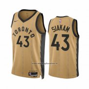 Maglia Toronto Raptors Pascal Siakam #43 Citta 2023-24 Or