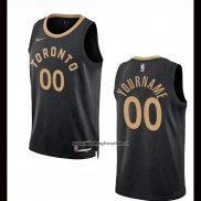 Maglia Toronto Raptors Personalizzate Citta 2022-23 Nero