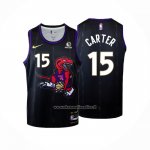 Maglia Toronto Raptors Vince Carter #15 Citta 2024-25 Nero