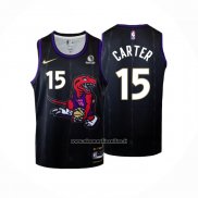 Maglia Toronto Raptors Vince Carter #15 Citta 2024-25 Nero