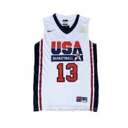 Maglia USA 1992 Chris Paul NO 13 Bianco