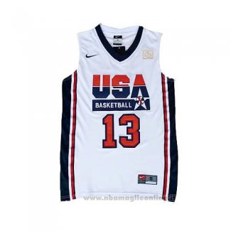 Maglia USA 1992 Chris Paul NO 13 Bianco