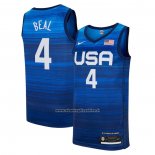 Maglia USA 2021 Bradley Beal #4 Blu