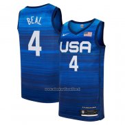 Maglia USA 2021 Bradley Beal #4 Blu