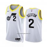 Maglia Utah Jazz Collin Sexton #2 Association 2022-23 Bianco