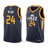 Maglia Utah Jazz Grayson Allen NO 24 Icon 2018 Blu