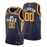 Maglia Utah Jazz Jordan Clarkson #00 Icon Blu