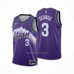 Maglia Utah Jazz Keyonte George No 3 Icon 2025-26 Viola  Maglia Utah Jazz Keyonte George No 3 Icon 2025-26 Viola