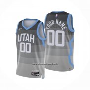 Maglia Utah Jazz Personalizzate Citta 2025-26 Grigio