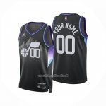 Maglia Utah Jazz Personalizzate Statement 2025-26 Nero