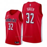 Maglia Washington Wizards Jeff Green NO 32 Earned Edition Rosso