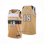 Maglia Washington Wizards Kyshawn George No 18 Citta 2025-26 Giallo