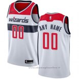 Maglia Washington Wizards Personalizzate 17-18 Bianco