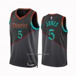 Maglia Washington Wizards Tyus Jones #5 Citta 2023-24 Nero